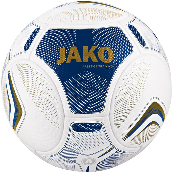 JAKO Trainingsbal Prestige - Wit/Navy/Goud