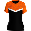 JAKO T-shirt Iconic - zwart/fluo oranje