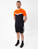 JAKO T-shirt Iconic - zwart/fluo oranje