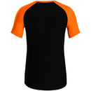 JAKO T-shirt Iconic - zwart/fluo oranje