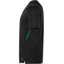 T-Shirt Challenge - schwarz meliert/sportgrün