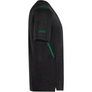 T-Shirt Challenge - schwarz meliert/sportgrün