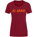T-Shirt JAKO weinrot/neonorange