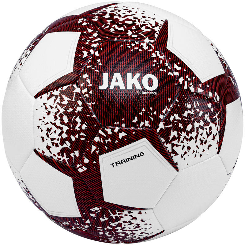 JAKO Trainingsbal Performance - Wit/Zwart/Sportrood