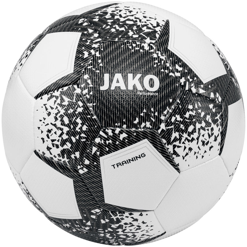 JAKO Trainingsbal Performance - Wit/Zwart/Steengrijs