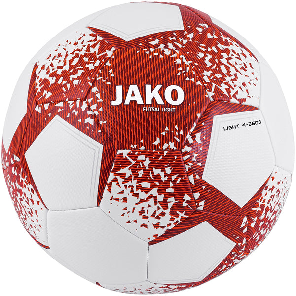 JAKO Bal Futsal Light - Wit/Wijnrood/Fluo oranje