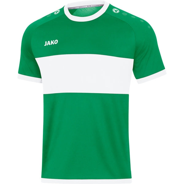 JAKO Shirt Boca KM - sportgroen/wit