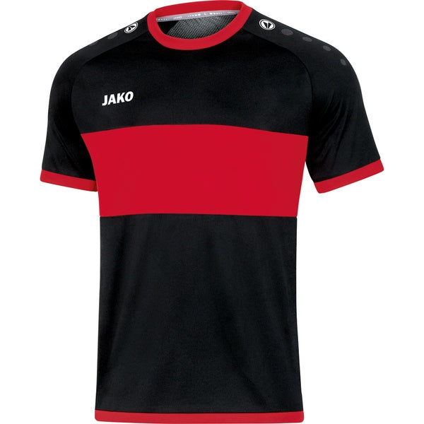 JAKO Shirt Boca KM - zwart/sportrood