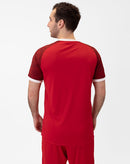 JAKO Shirt Iconic KM - sportrood/wijnrood