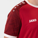 JAKO Shirt Iconic KM - sportrood/wijnrood