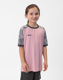 JAKO Shirt Iconic KM - antiek roze/zachtgrijs/antra light