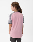 JAKO Shirt Iconic KM - antiek roze/zachtgrijs/antra light
