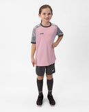 JAKO Shirt Iconic KM - antiek roze/zachtgrijs/antra light