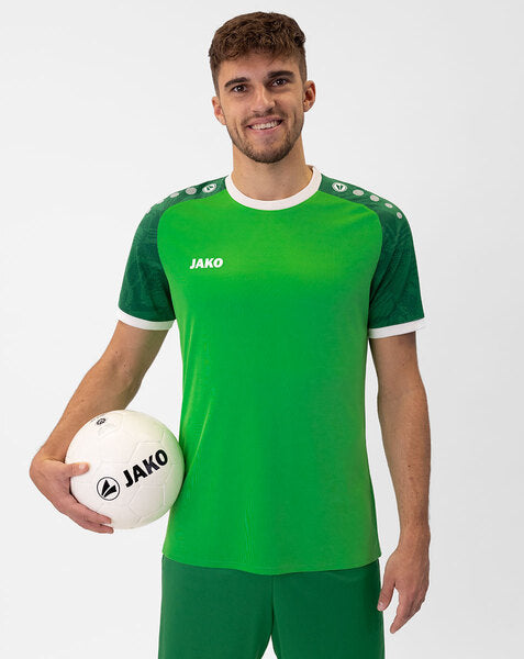 JAKO Shirt Iconic KM - zachtgroen/sportgreen