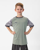 JAKO Shirt Iconic KM - mintgroen/zachtgrijs/antra light