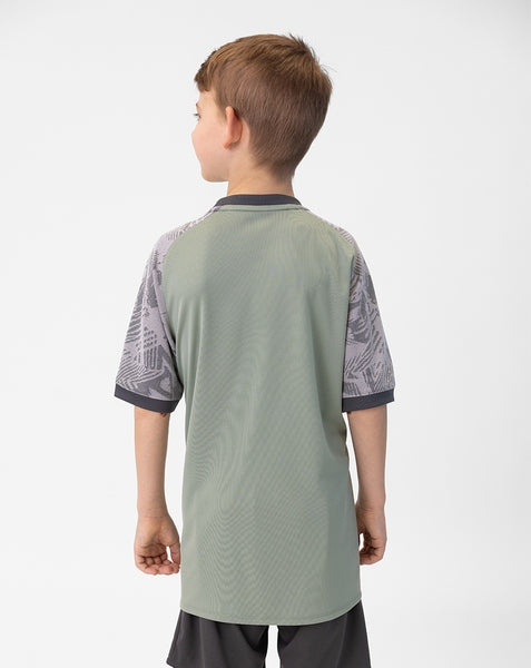 JAKO Shirt Iconic KM - mintgroen/zachtgrijs/antra light