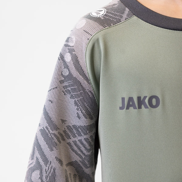 JAKO Shirt Iconic KM - mintgroen/zachtgrijs/antra light