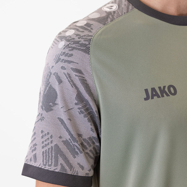JAKO Shirt Iconic KM - mintgroen/zachtgrijs/antra light