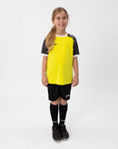 JAKO Shirt Iconic KM - zachtgeel/zwart