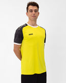 JAKO Shirt Iconic KM - zachtgeel/zwart