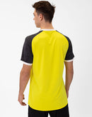 JAKO Shirt Iconic KM - zachtgeel/zwart