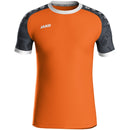 JAKO Shirt Iconic KM - fluo oranje/zwart