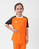 JAKO Shirt Iconic KM - fluo oranje/zwart