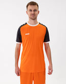 JAKO Shirt Iconic KM - fluo oranje/zwart