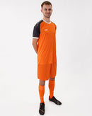 JAKO Shirt Iconic KM - fluo oranje/zwart