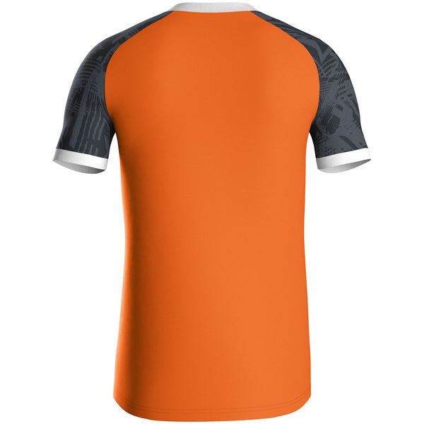 JAKO Shirt Iconic KM - fluo oranje/zwart