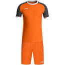 JAKO Shirt Iconic KM - fluo oranje/zwart