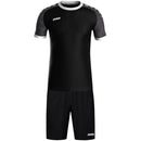 JAKO Shirt Iconic KM - zwart/antraciet