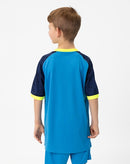 JAKO Shirt Iconic KM - JAKO-blauw/marine/fluogeel