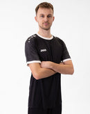 JAKO Shirt Iconic KM - zwart/antraciet