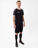 JAKO Shirt Iconic KM - zwart/antraciet