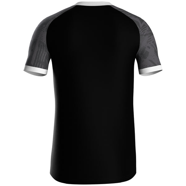 JAKO Shirt Iconic KM - zwart/antraciet