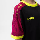 JAKO Shirt Iconic KM - zwart/pink/fluogeel