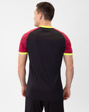 JAKO Shirt Iconic KM - zwart/pink/fluogeel