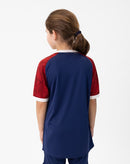 JAKO Shirt Iconic KM - navy/chillrood