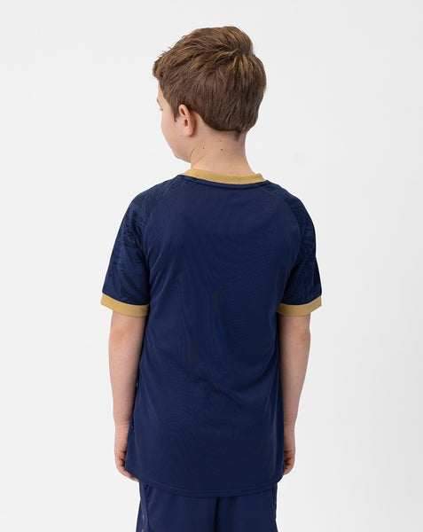 JAKO Shirt Iconic KM - navy/marine/goud