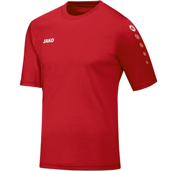 JAKO Trainingsset Kinderen rood | T-Shirt + Short inclusief opdruk