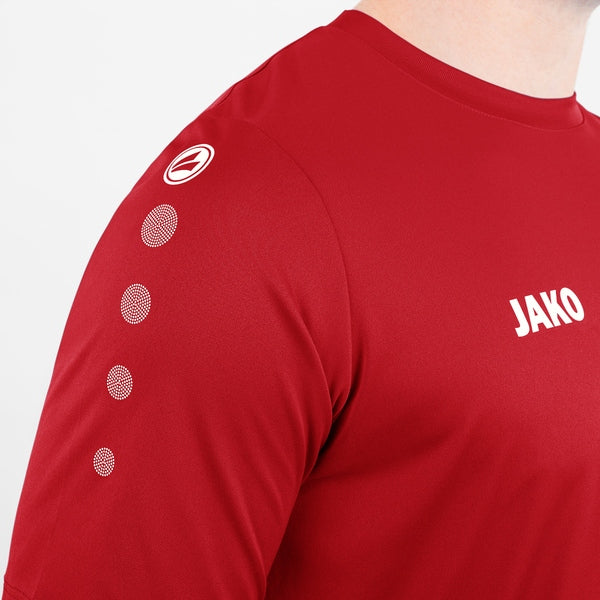 JAKO Trainingsset Kinderen rood | T-Shirt + Short inclusief opdruk