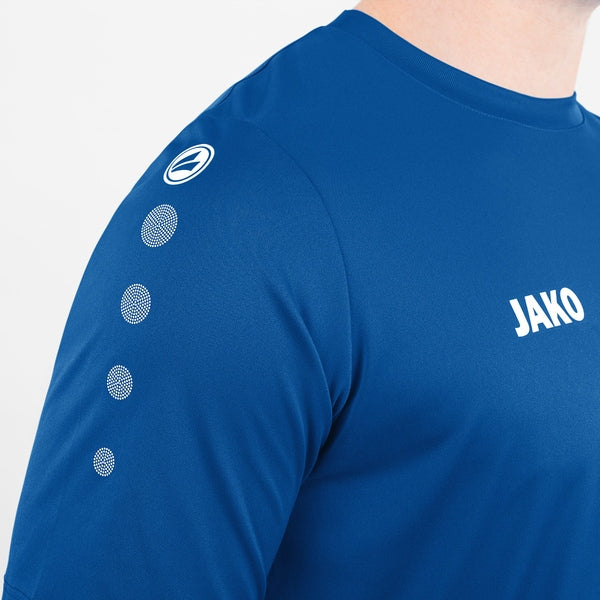 JAKO Trainingsset Kinderen blauw | T-Shirt + Short inclusief opdruk