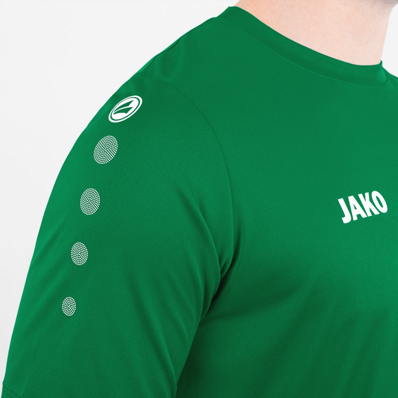 JAKO Trainingsset Kinderen groen | T-Shirt + Short inclusief opdruk