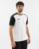 JAKO Shirt Dynamic korte mouw - wit/zwart/antraciet