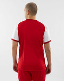 JAKO Shirt Dynamic korte mouw - rood/wit/donkerrood