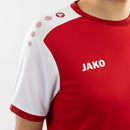 JAKO Shirt Dynamic korte mouw - rood/wit/donkerrood