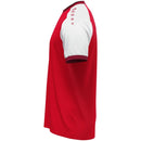 JAKO Shirt Dynamic korte mouw - rood/wit/donkerrood