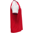 JAKO Shirt Dynamic korte mouw - rood/wit/donkerrood