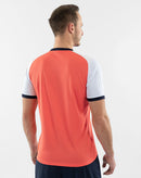 JAKO Shirt Dynamic korte mouw - koraal/wit/marine